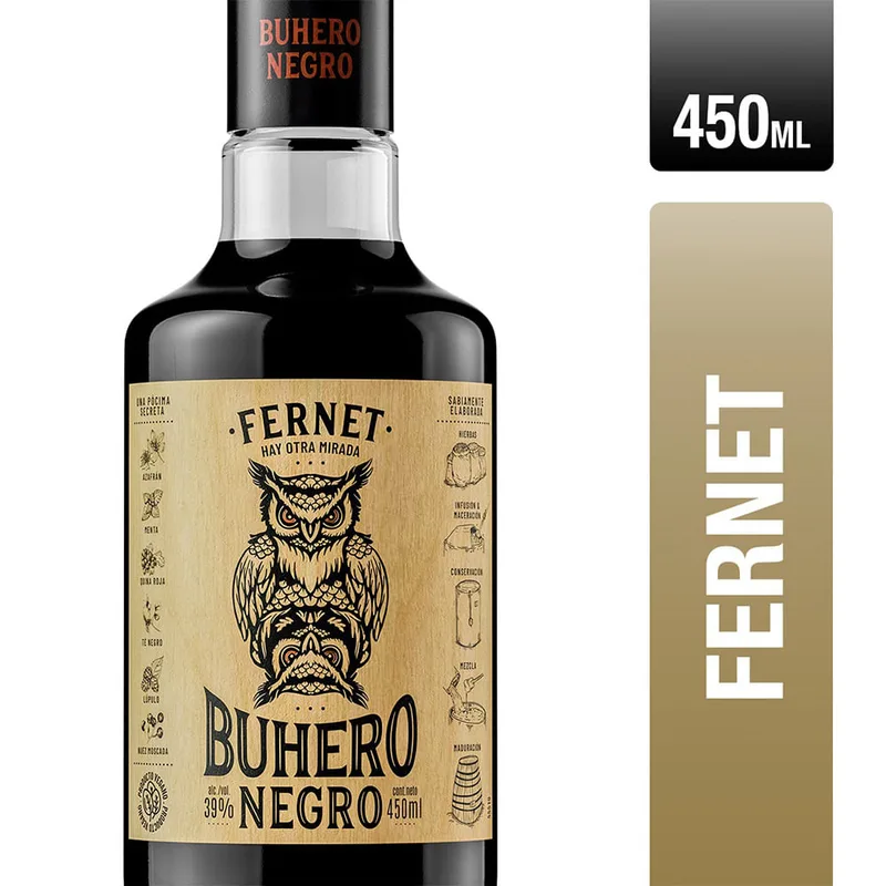 Fernet Buhero Negro 750 ml